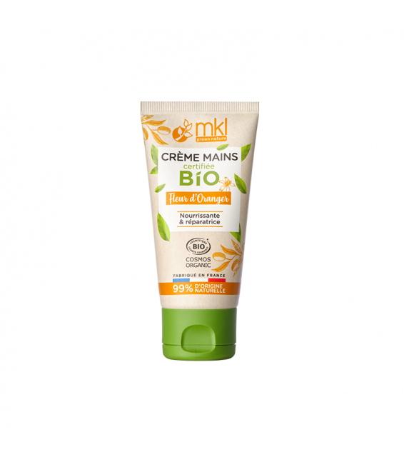 Certified organic hand cream – Orange blossom