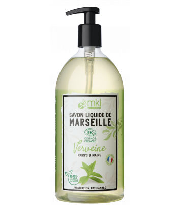 MKL Savon de Marseille liquide certifié Bio - Verveine 1L