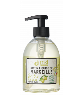 MKL Savon de Marseille liquide certifié Bio - Neutre 300 ml 