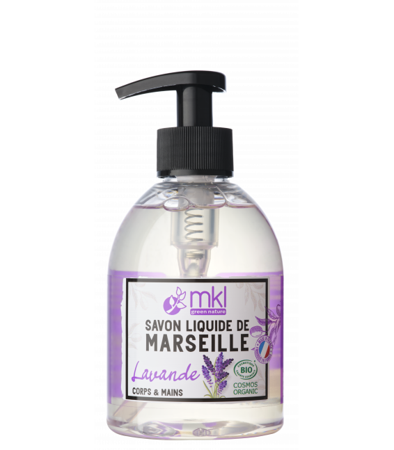 MKL Savon de Marseille liquide certifié Bio - Lavande 300 ml 