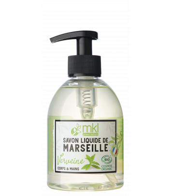MKL Savon de Marseille liquide certifié Bio - Verveine 300 ml 