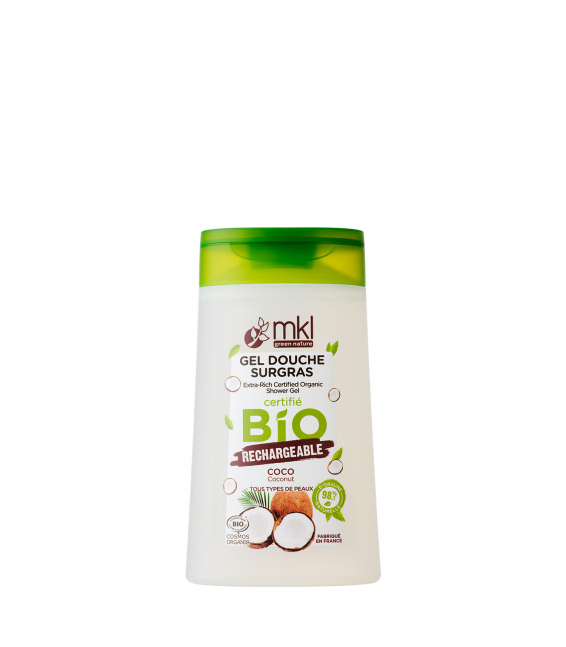 Certified organic shower gel 200 ml – Coconut