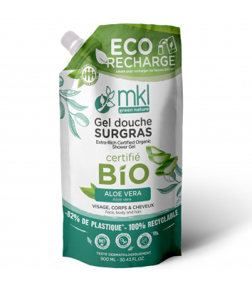 Certified organic 900 ml eco-refill - Aloe vera