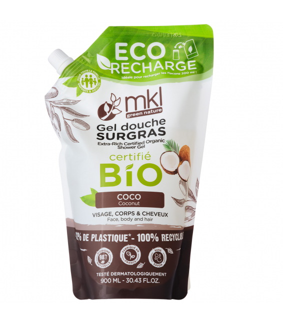 Eco-recharge certifiée bio 900ML - Coco